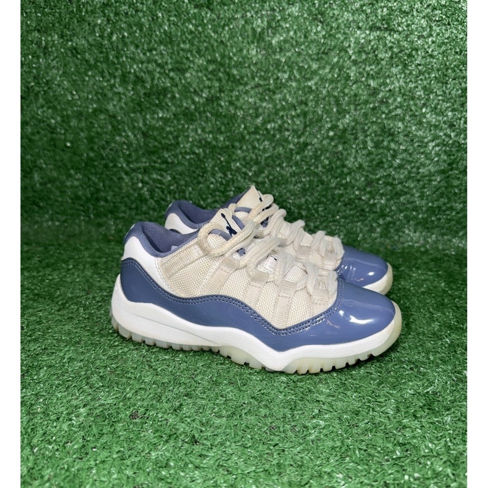 Air Jordan 11 Retro‎ Low Toddler Size 11C Blue Walking Shoes Sneakers FV5116-104